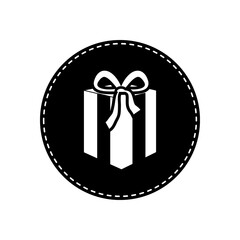 A gift box icon