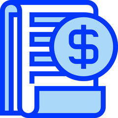 Receipt Filled Line Icon