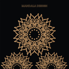 Mandala Design and Template modern Design Luxury design Creative Mandala Design Free Vector Creative Luxury Mandala Background