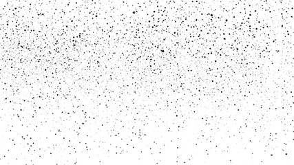 Set of Black Grainy Texture Isolated on White Background, Grunge texture is abstract. Artistic surreal background. Chaotic vintage style.