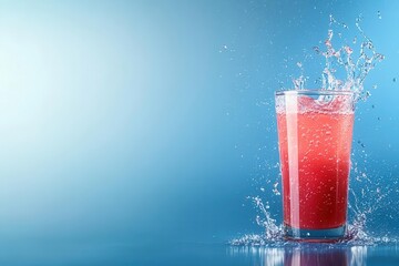 Vitaminenhanced sports drink with blank area for text, sports drink graphic, nutrientrich