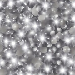 silver confetti with glowing spotlights, silver confetti sparkling lights , elegant celebratory atmosphere