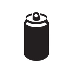 Beer, soda can icon Soda Drink icon Drink can silhouette vector isolated on white background