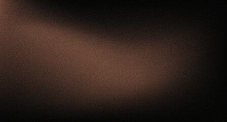 Abstract dark brown black gradient noise grain background with a smooth texture, perfect for wallpapers, backdrops, and digital designs. posters advertising, templates, banners, covers.