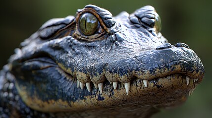 Fototapeta premium PNG Crocodile background alligator reptile.