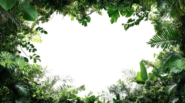 Fototapeta Rainforest transparent background