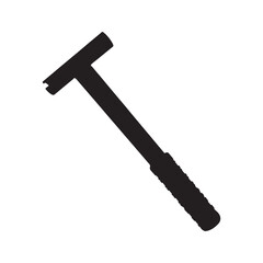 Hinge Bender Wrench Silhouette Vector Illustration