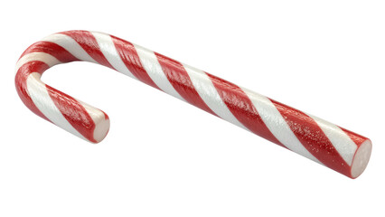 Fototapeta premium Christmas candy cane isolated on white or transparent png