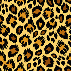 seamles texture animal print and animal vector