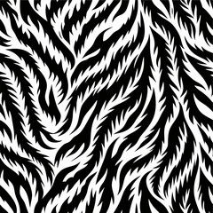 seamles texture animal print and animal vector