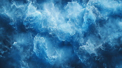 Fototapeta premium close-up view of a Patagonian glacier showcasing vibrant ice formations and the intricate textures of frozen natural beauty in a remote, untouched wilderness