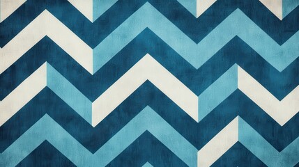 Vibrant blue chevron pattern with modern geometric design.