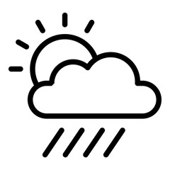 Meteorology icon. Vector line icon