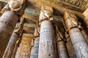 Dendera temple in Luxor, Egypt