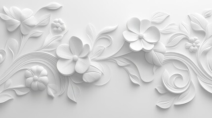 Sleek modern embossed icon design with intricate details on a white background for seamless integration.