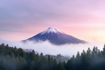 Fototapeta premium Germany, Bavaria, Garmisch-Partenkirchen, Grainau, Wetterstein mountains in autumn. Beautiful simple AI generated image