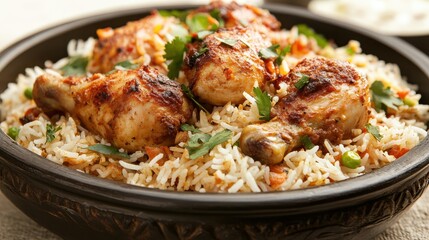 PNG Photo of chicken biryani food meal meat.