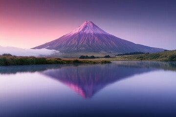 Fototapeta premium Germany, Bavaria, Garmisch-Partenkirchen, Grainau, Wetterstein mountains in autumn. Beautiful simple AI generated image