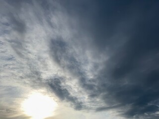 clouds in the sky