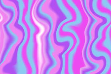 Iridescent Wavy Pattern with Pink and Blue Holographic Flow Design