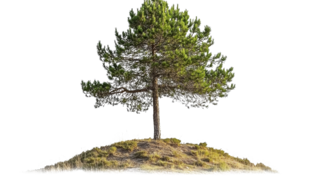 Coniferous tree transparent background