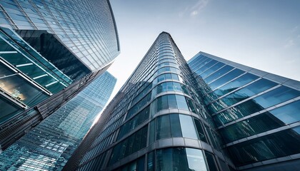 Obraz premium MetroHub Tower: Redefining the Office Landscape