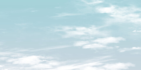 Obraz premium 背景素材_青空と雲
