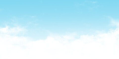 背景素材_青空と雲