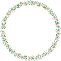 coquette Pink Flower Frame