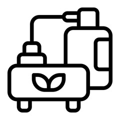 Power Plant Line Icon