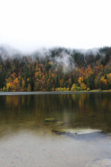Fototapeta premium Lake in the Black Forest During Autumn