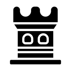 Tower Medieval solid icon