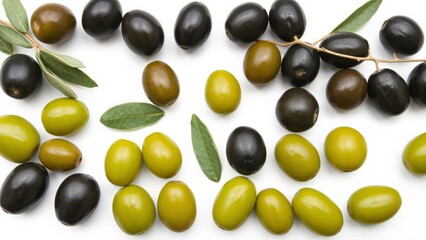 Fresh and Vibrant Olives: Perfect for Gourmet Dishes, Snacks, and Healthy Eating
