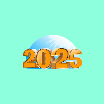 2025 new year vector design for book covers, logos, wallpapers and others