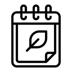 Calendar line icon