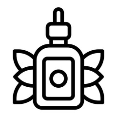 Essential Oil line icon