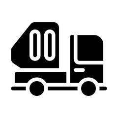 Garbage Truck solid icon