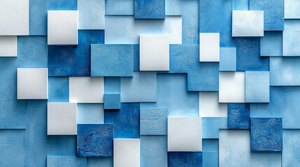 Abstract wavy shapes in shades of pink and blue flow across a white background, creating a sense of movement, calm, and energy, evoking modern art, fluidity, and creativity in a minimalist style