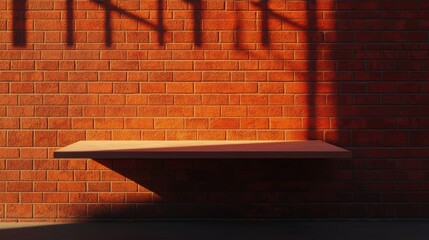 Neutralcolored board against vintagestyle bricks, emphasizing a creative yet classic setting for customizable designs