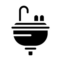 Sink solid icon