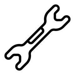 Spanner line icon
