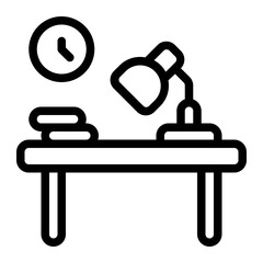 Table line icon