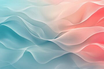 Soft Waves of Color: A Tranquil Abstract Background