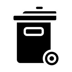 Trash Bin solid icon