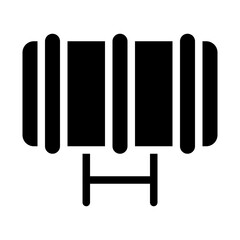 Tunnel solid icon