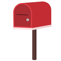 Red mailbox