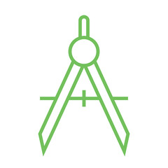 Drafting Compass Icon Design