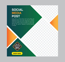 Digital Marketing Agency social media post template. official Social media ads vector templates fully editable, advertising design, business and corporate social media post and web banner