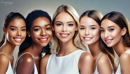A cheerful older woman with long blonde hair smiles brightly while standing in a bright, contemporary office filled with natural light and greenery.