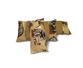 Set of modern decorative pillows